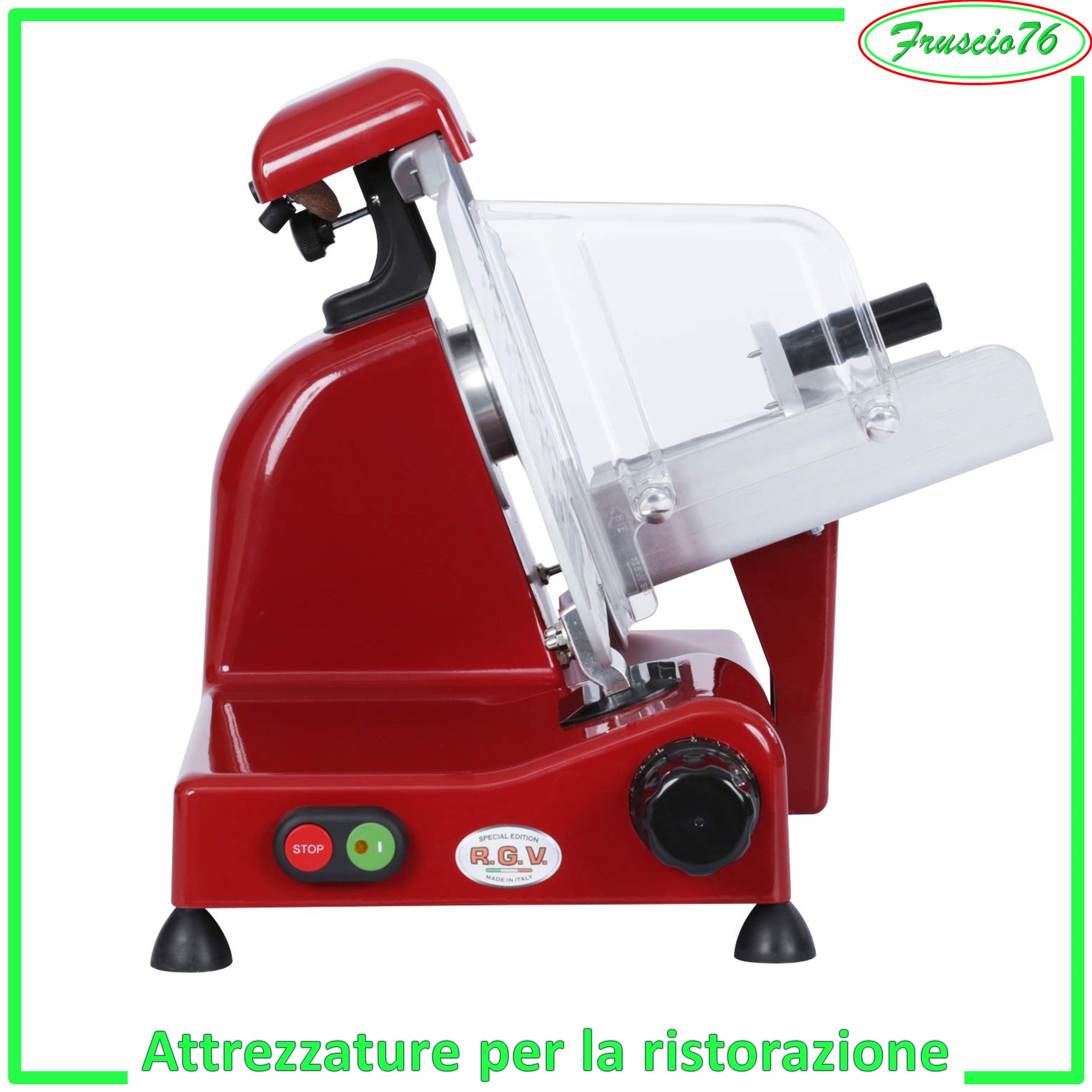 Affettatrice Elettrica Special Edition Rossa LAMA 25 250 RGV SEMI-professionale